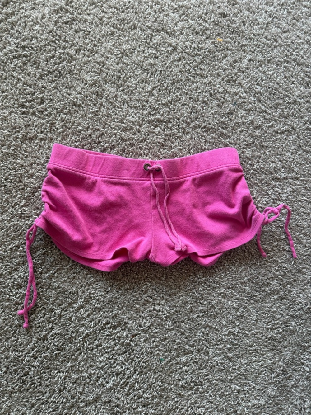 OP Hot Pink Athletic Drawstring Side-Tie Shorts